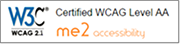Certified WCAG Level AA me2 accessibility